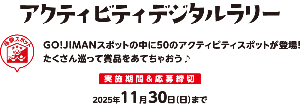 アクティビティデジタルラリー