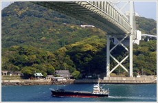 関門橋画像