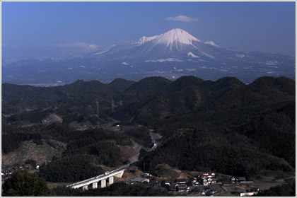 日本晴れの山陰道画像