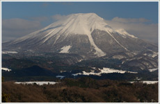 米子道冬景色画像
