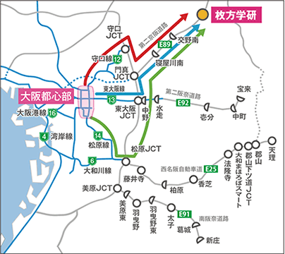 流入割引路線図