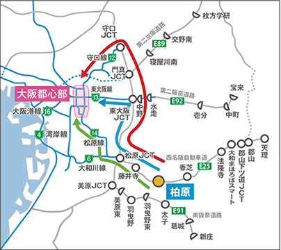 流入割引路線図