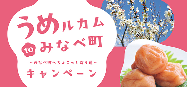 うめルカ厶toみなべ町キャンペーン