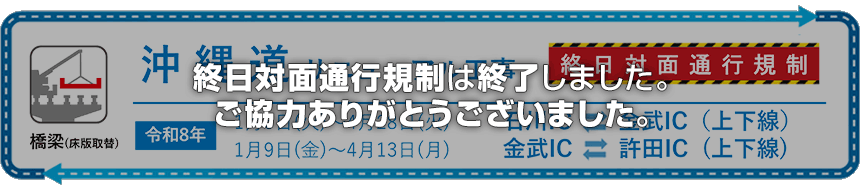 沖縄道リニューアル工事