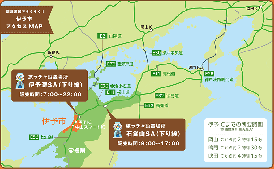 旅っチャ設置場所