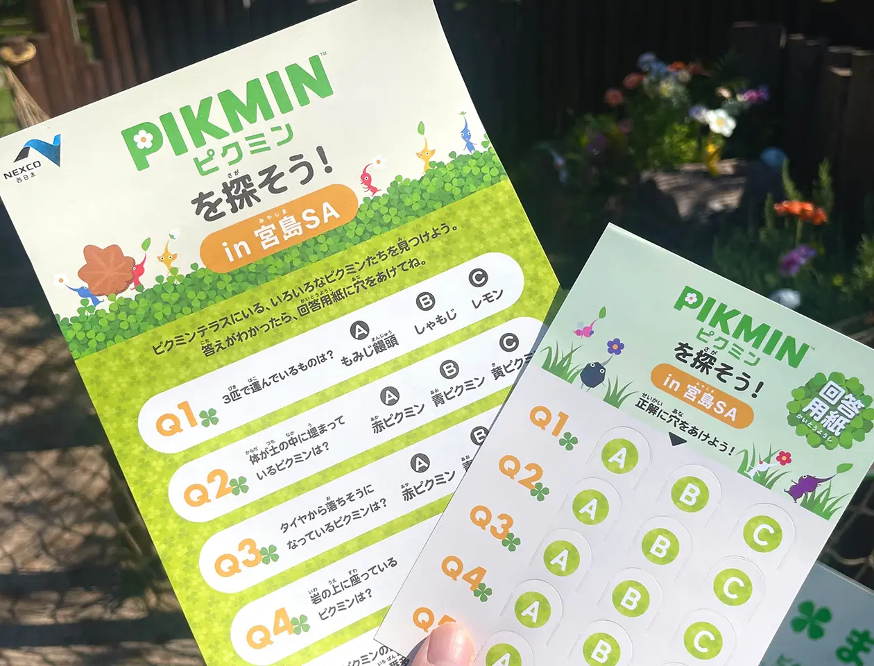 問題用紙と回答用紙をご購入