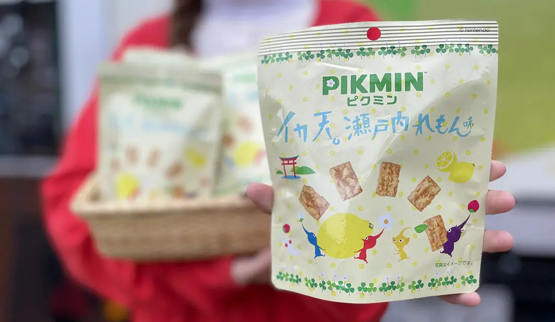 まるか食品株式会社「PIKMIN イカ天瀬⼾内れもん味25g」