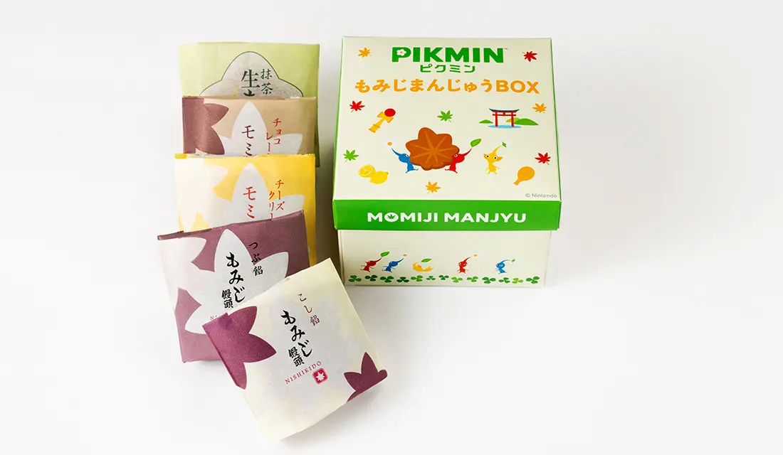 にしき堂「ピクミンもみじ饅頭BOX」